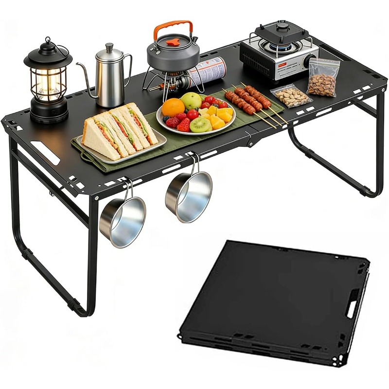 Camping Cooking Table - Регулируемый складной портативный стол для кемпинга,