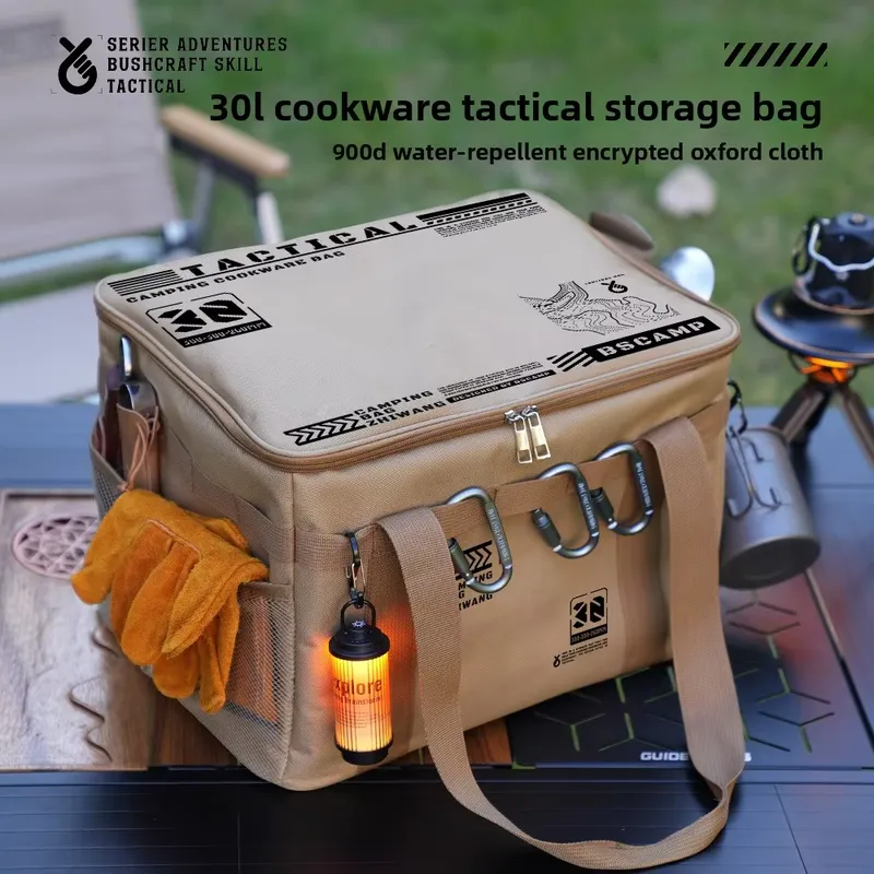 YIBASHOU – вместительная склад – обзор и цена Camping Cooking Organizer