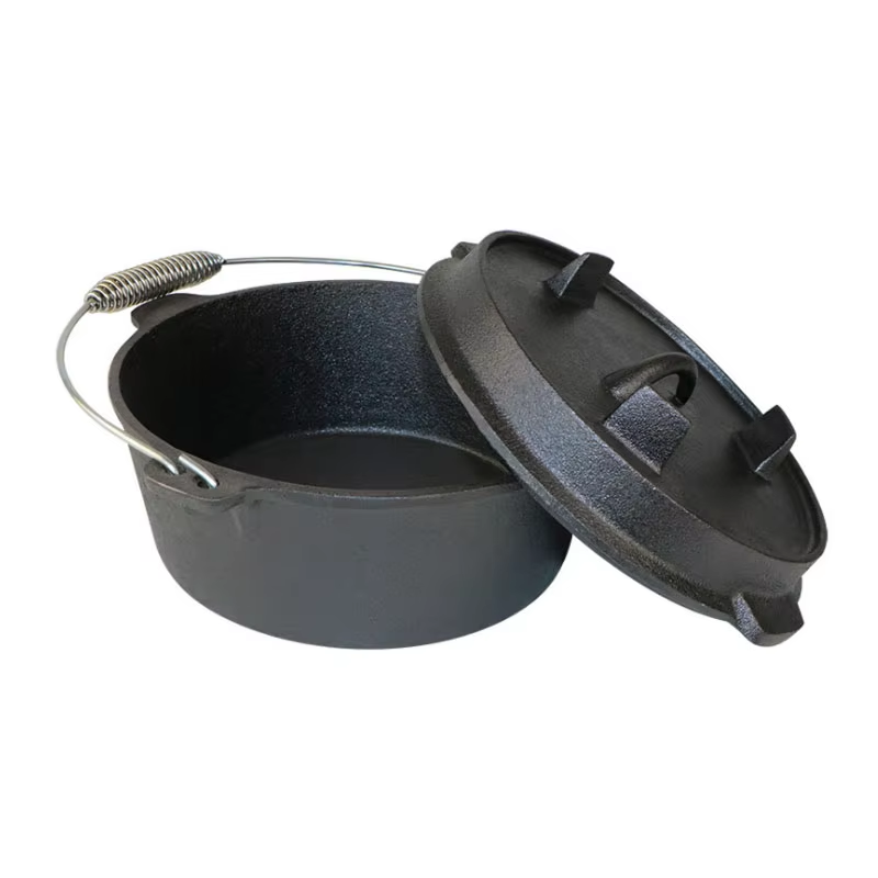 Чугунный походный казан 25 см, – обзор и цена Camp Dutch Oven Cast