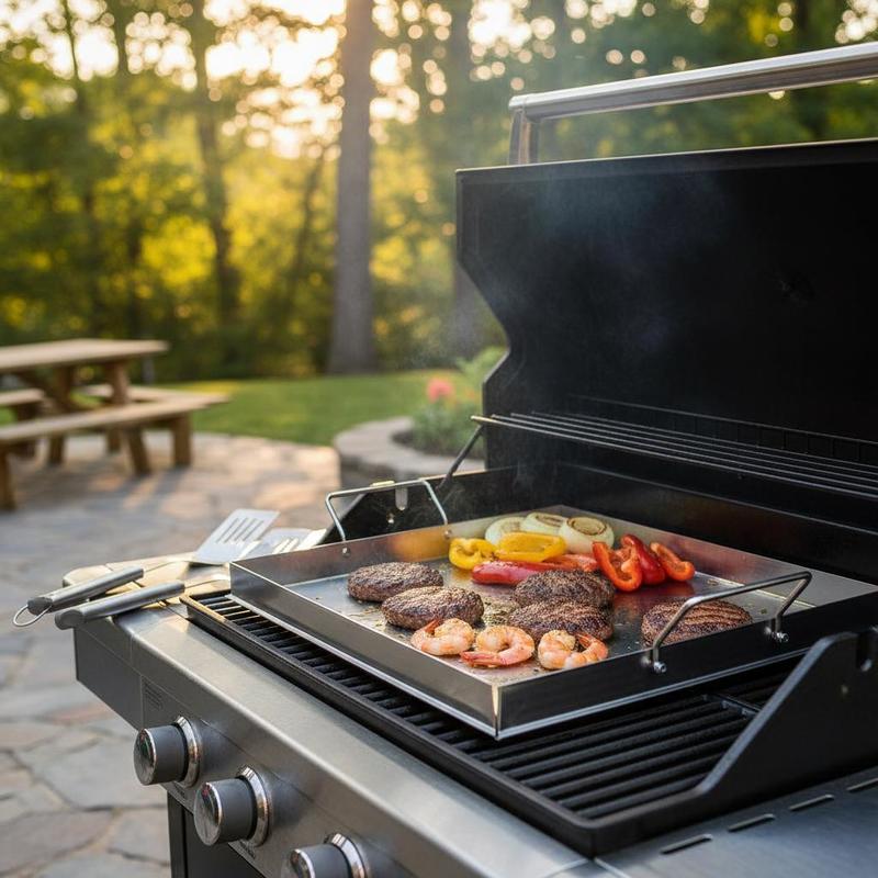 Универсальная плоская сковород – обзор и цена Camping Cooking Flat Top