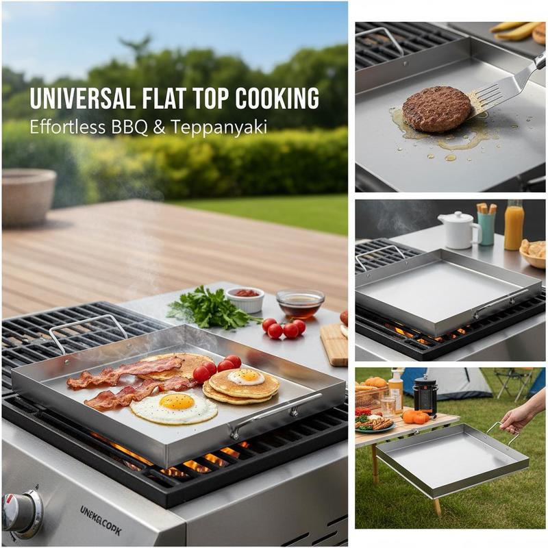 Универсальная плоская сковород – обзор и цена Camping Cooking Flat Top
