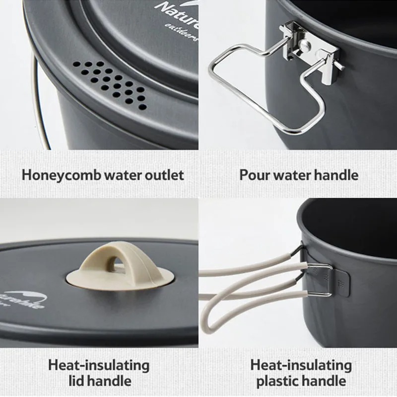 Naturehike 2025 Новый набор ка – обзор и цена Quality Camping Cooking Set