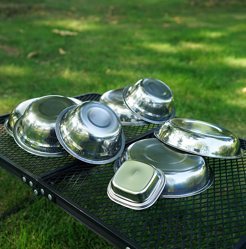 Новый портативный набор посуды – обзор и цена Camping Cooking Dining Set